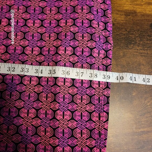 LulaRoe Maxi Skirt XXS Geometric Vibrant Colorful Retro Boho Art To Wear NWT - Picture 9 of 10